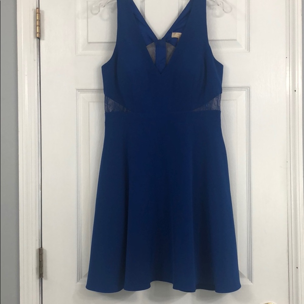 Blue semi-formal dress: size 10